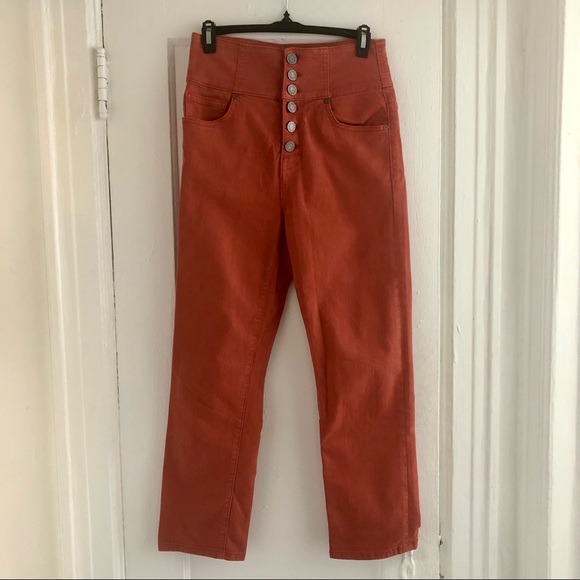 Joie high waist skinny button fly pants - Picture 2 of 7